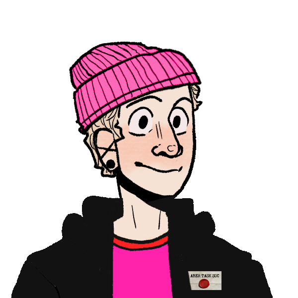 A picrew of me that I felt represented myself at societies